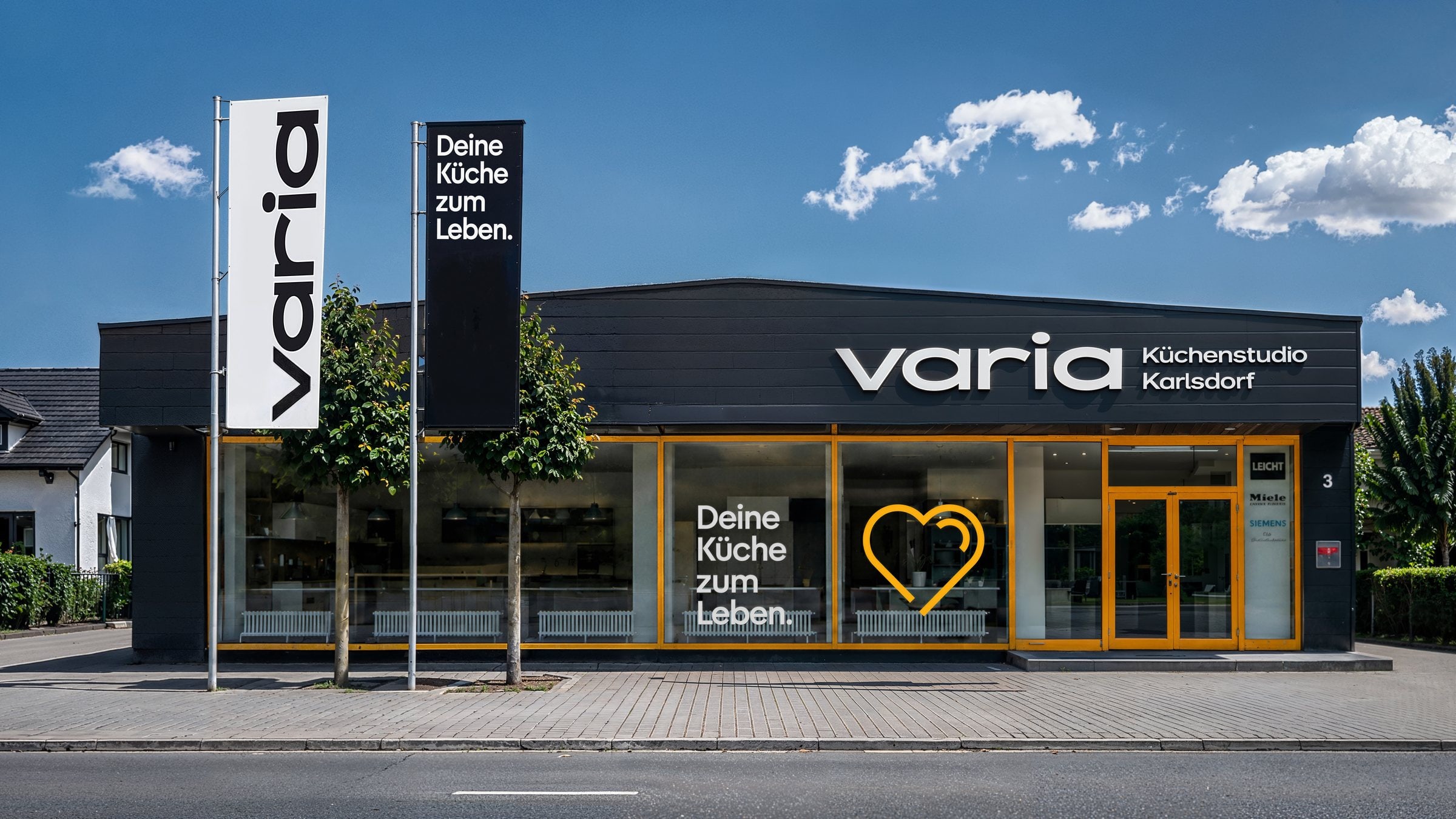 Visualisierung: varia Küchenstudio Karlsdorf — vom Handwerk zum eigenen Studio