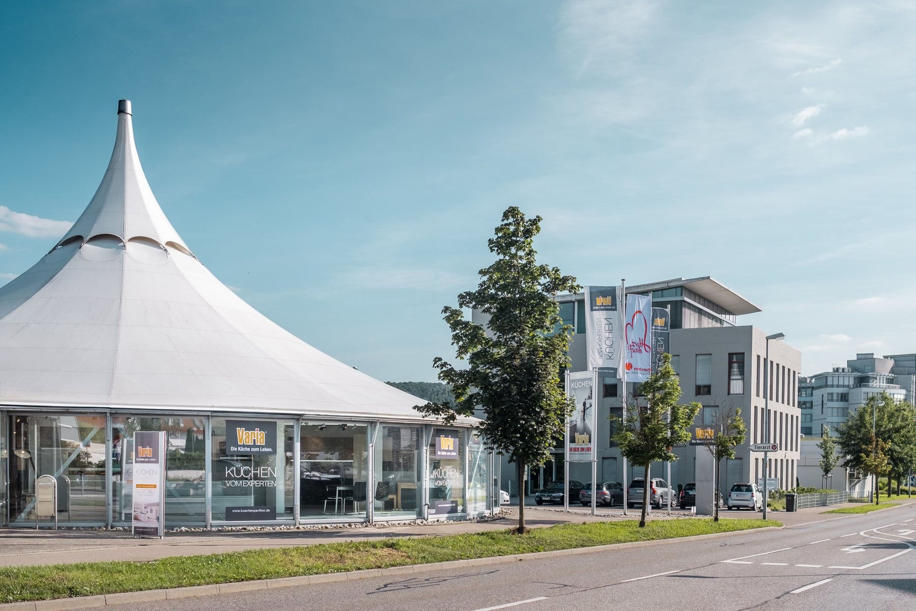 Varia Küchenpavillon Leonberg — Frei-Otto-Pavillon